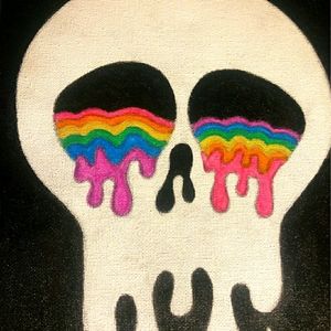 Skull Canvas Painting